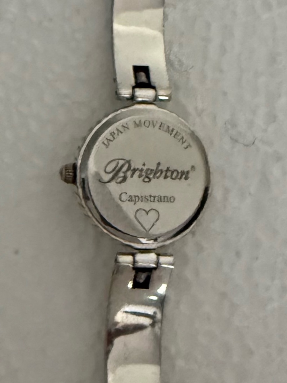 Brighton Watch Capistrano Silver Toned Brown Leather Braided Inlay Southwestern - Picture 12 of 15